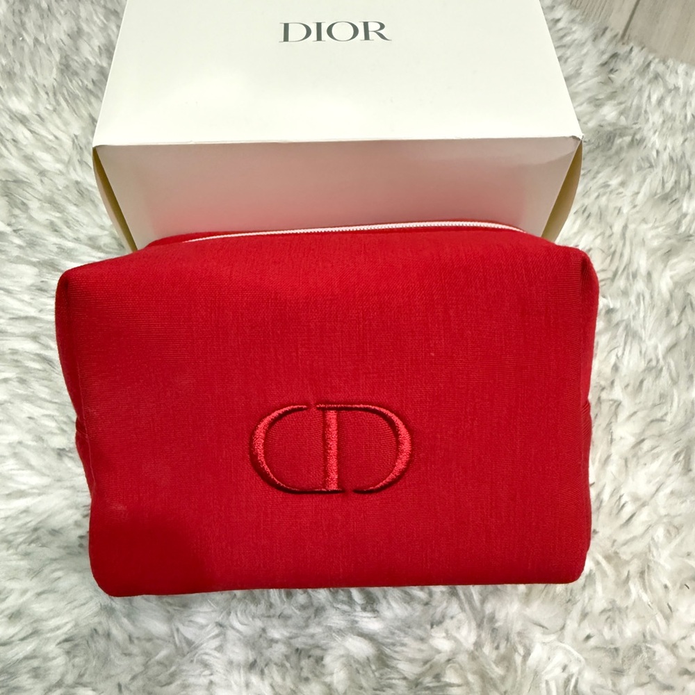COPY - Dior Red Women's makeup Bag/cosmetic bag with box
